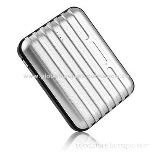 8,800mAh Emergency Mobile Phone Chargers with Portable Luggage Case Design